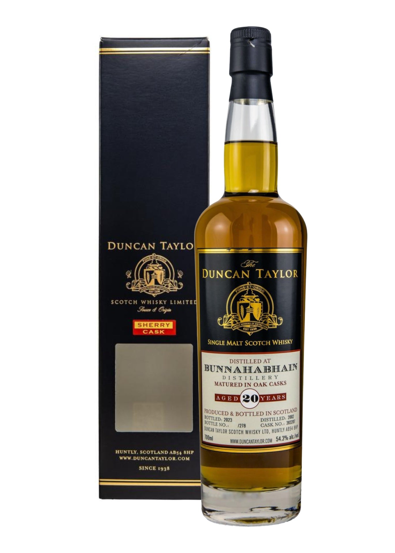 Duncan Taylor Single Cask 2002 Bunnahabhain 20 Year Old