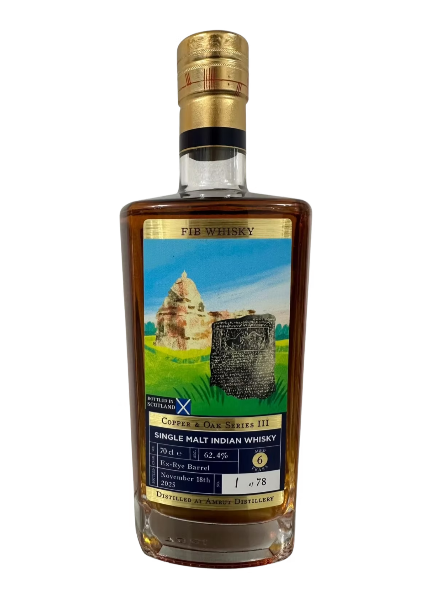 Fib Whisky Amrut 6 Year Old Ex-Rye