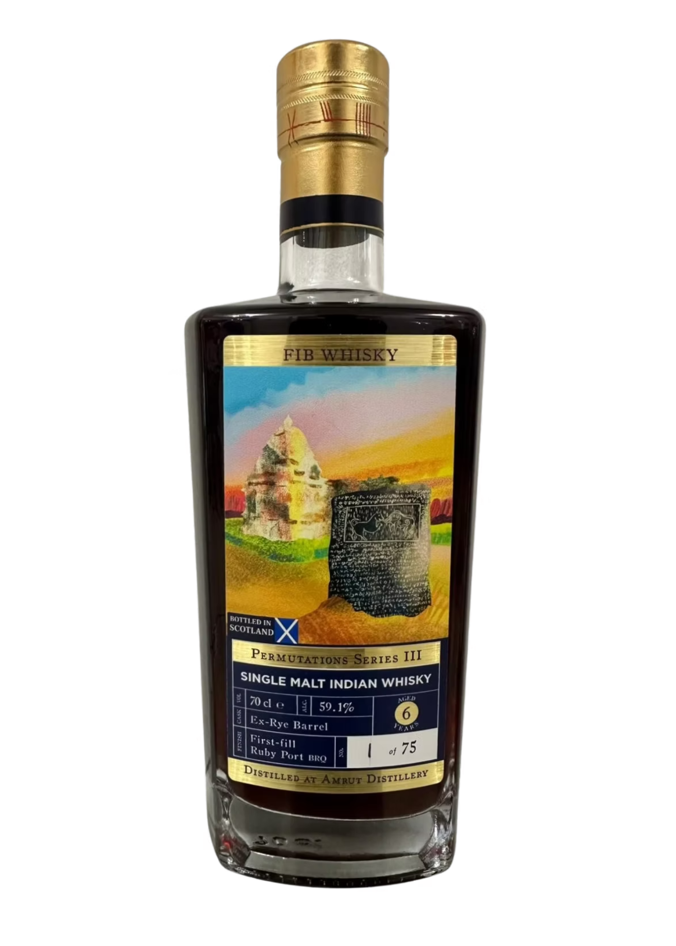 Fib Whisky Amrut 6 Year Old Port Finish