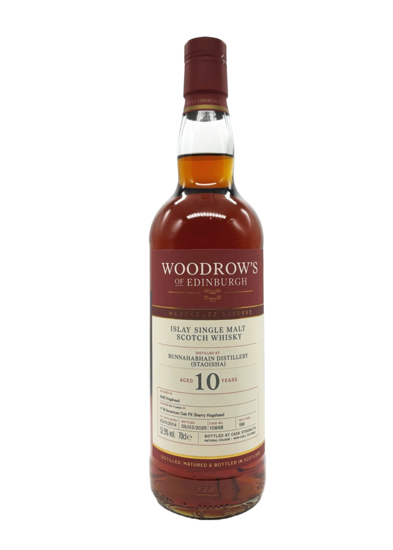 Woodrow's Bunnahabhain (Staoisha) 10 Year Old