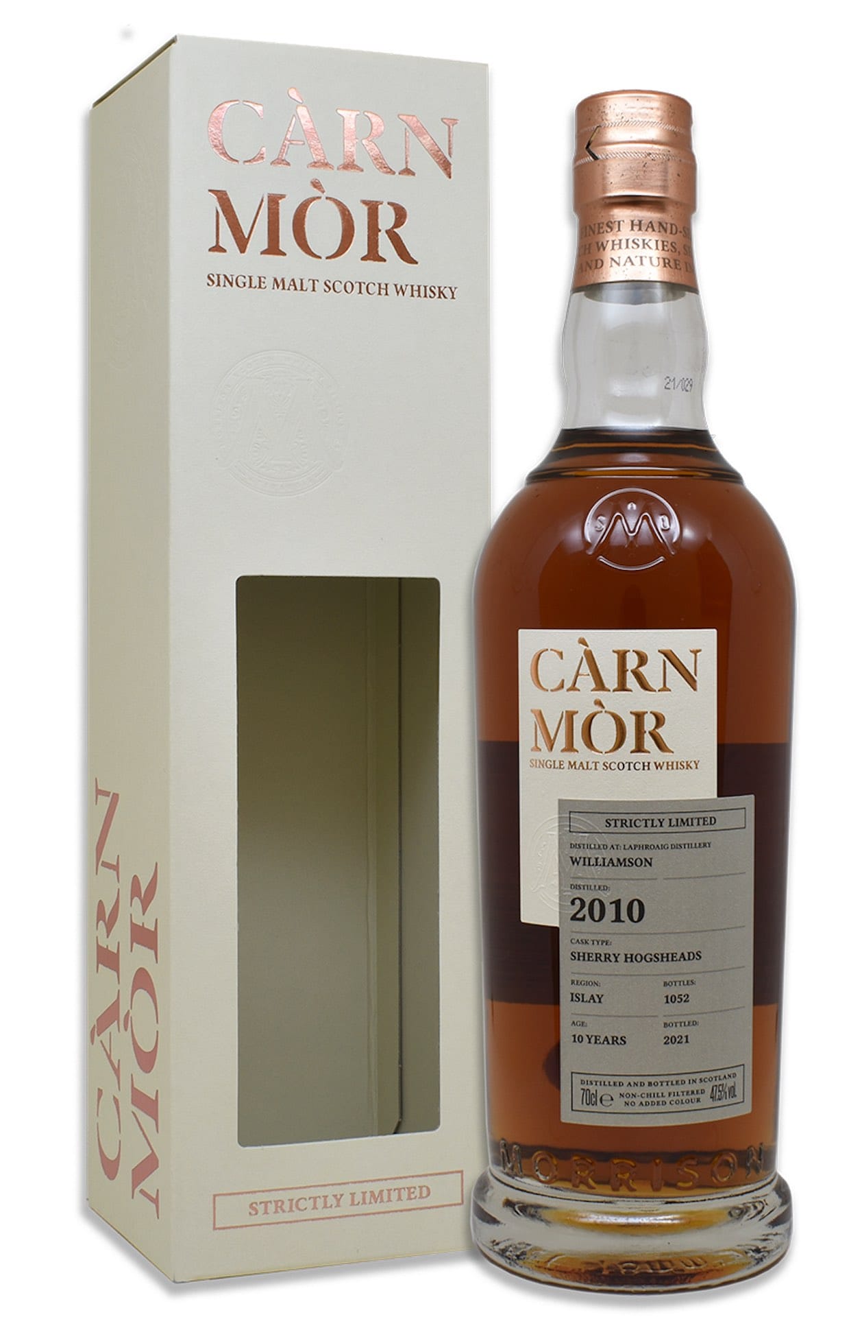 Càrn Mòr Williamson 2010 Sherry Hogsheads single malt scotch whisky