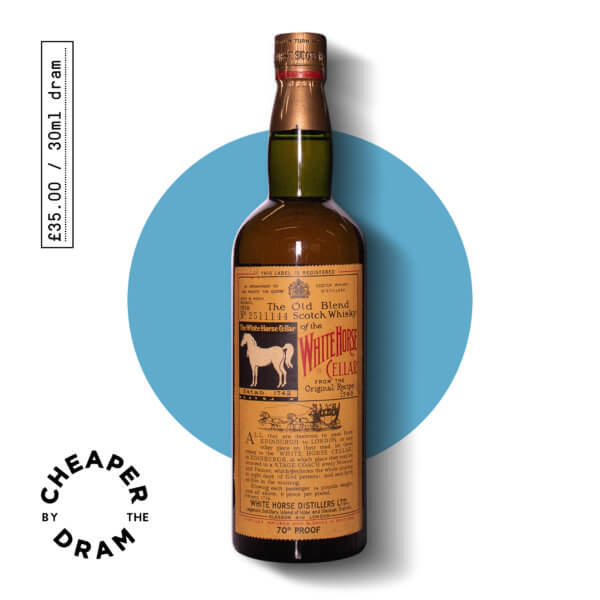 Cheaper By The Dram No.08, White Horse 1958 blended whisky, bottle
