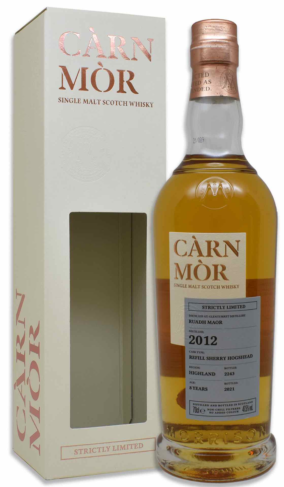 Càrn Mòr Ruadh Maor 2012 Sherry Hogshead single malt scotch whisky