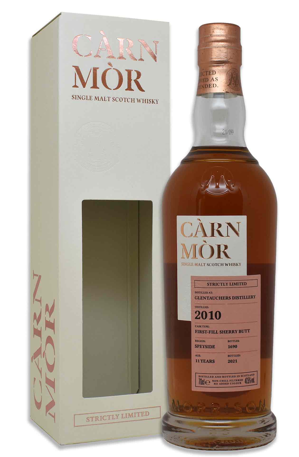 Càrn Mòr Glentauchers 2010 Sherry Butt Whisky