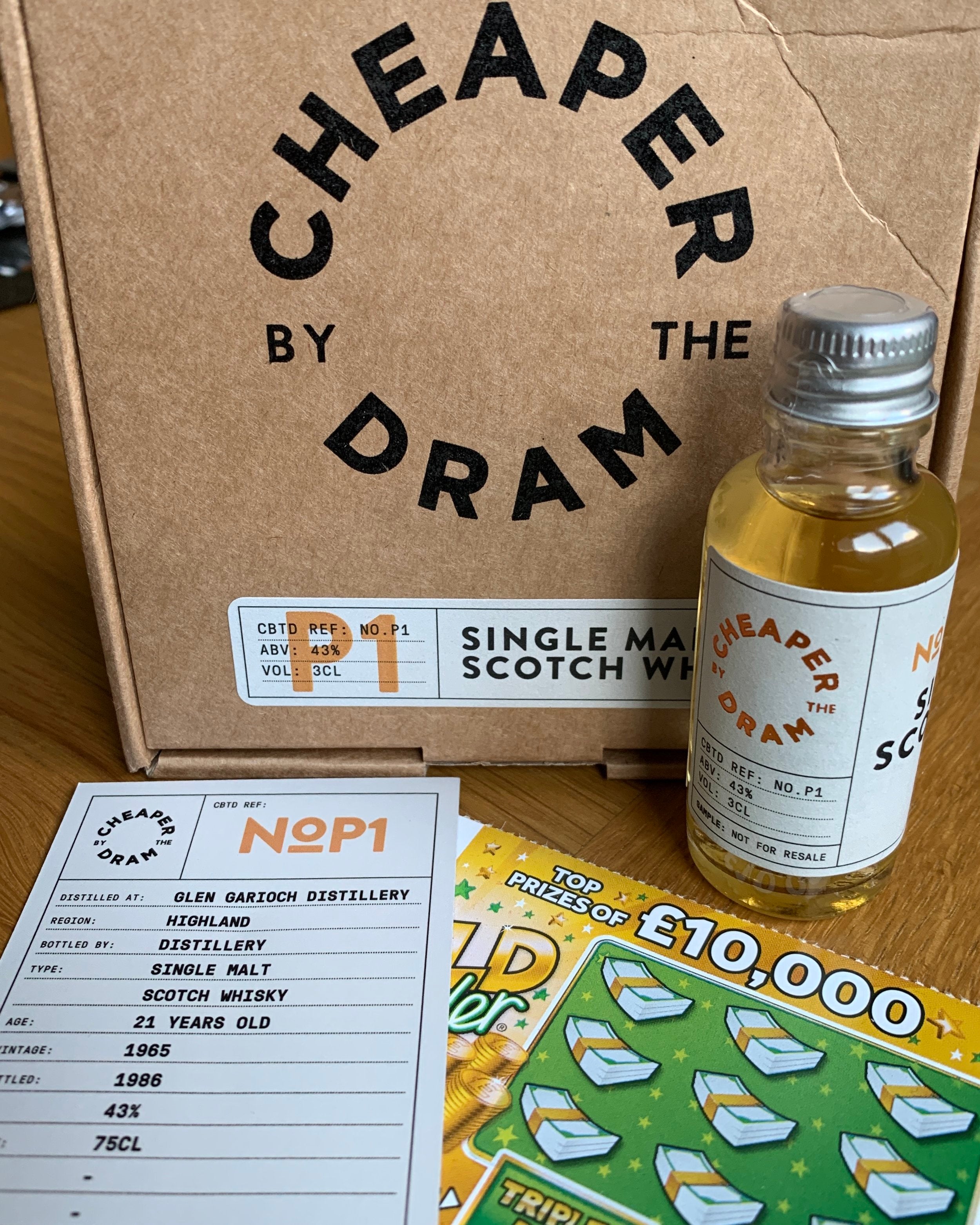 Cheaper By The Dram whisky samples