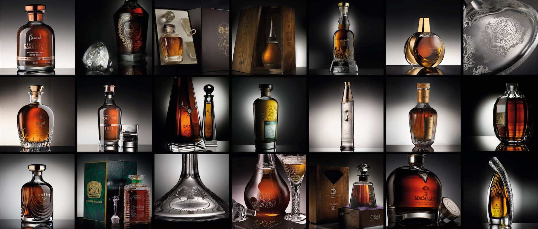 40 years of beautiful whisky decanters from Glencairn Crystal