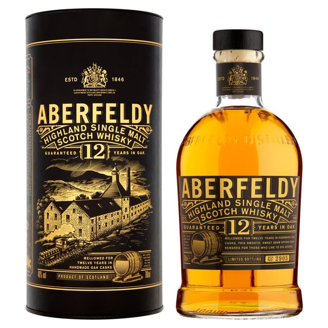 aberfeldy 12 year old highland single malt scotch whisky