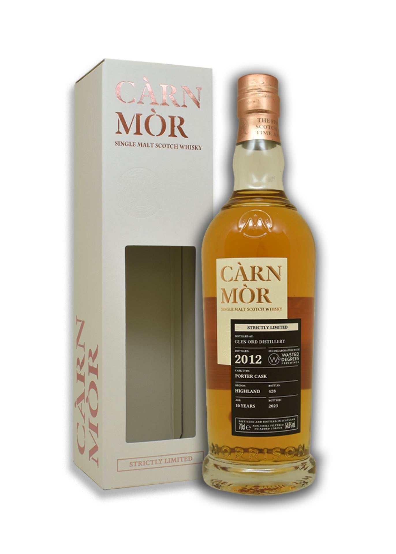 Càrn Mòr x Wasted Degrees Glen Ord 2012 Porter Cask