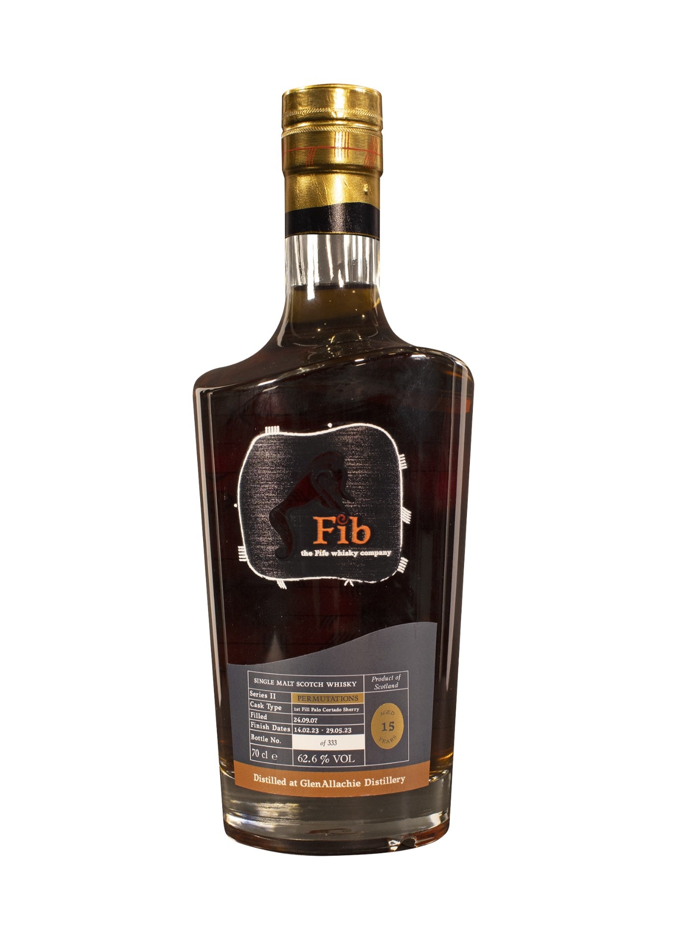 Fib Whisky GlenAllachie 15 Year Old Palo Cortado Finish