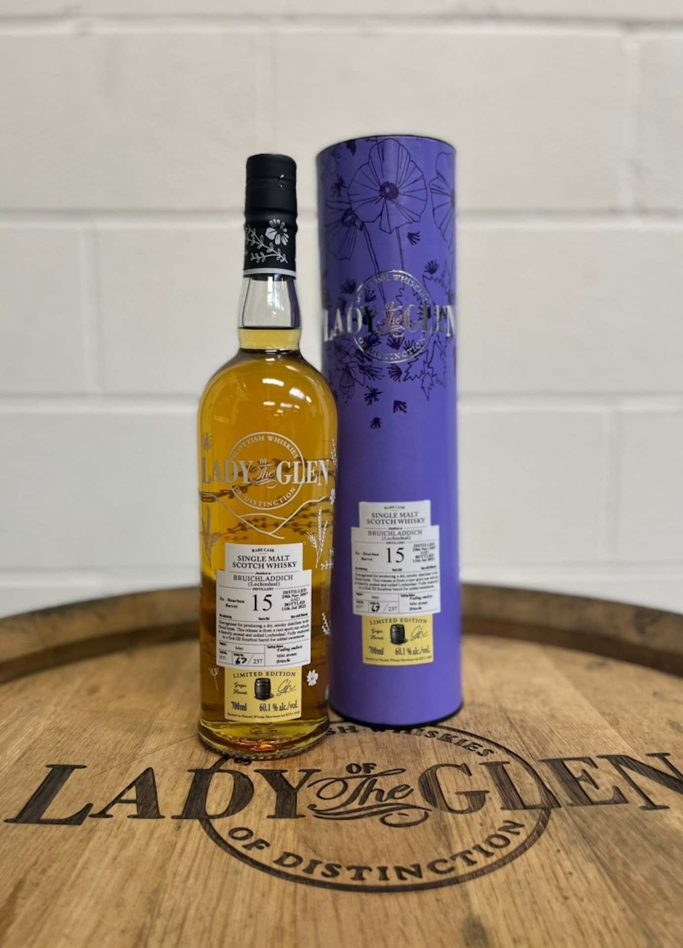 Lady Of The Glen Bruichladdich (Lochindaal) 15 Year Old Bourbon Barrel