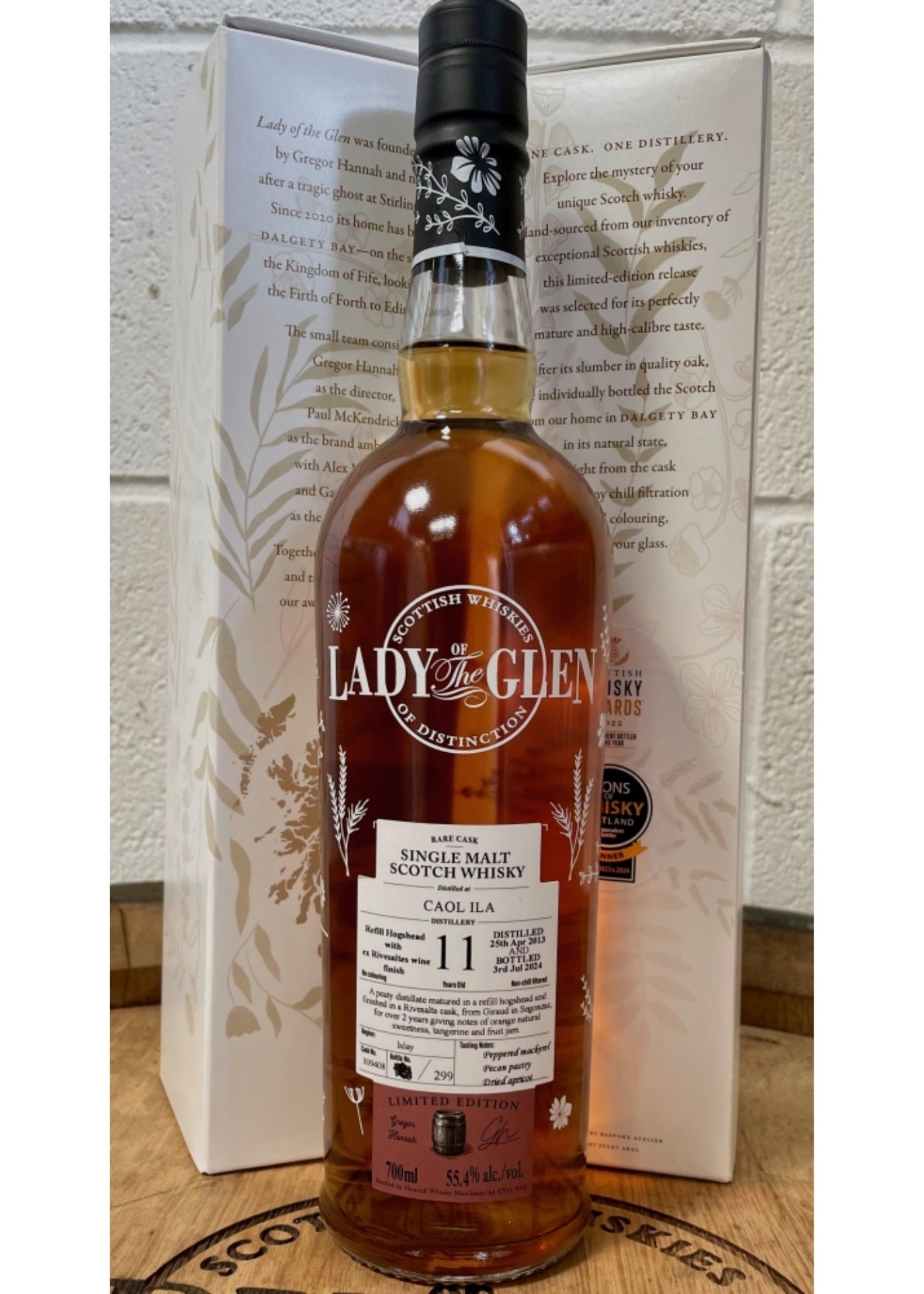 Lady of the Glen Caol Ila 11 Year Old Rivesaltes Finish