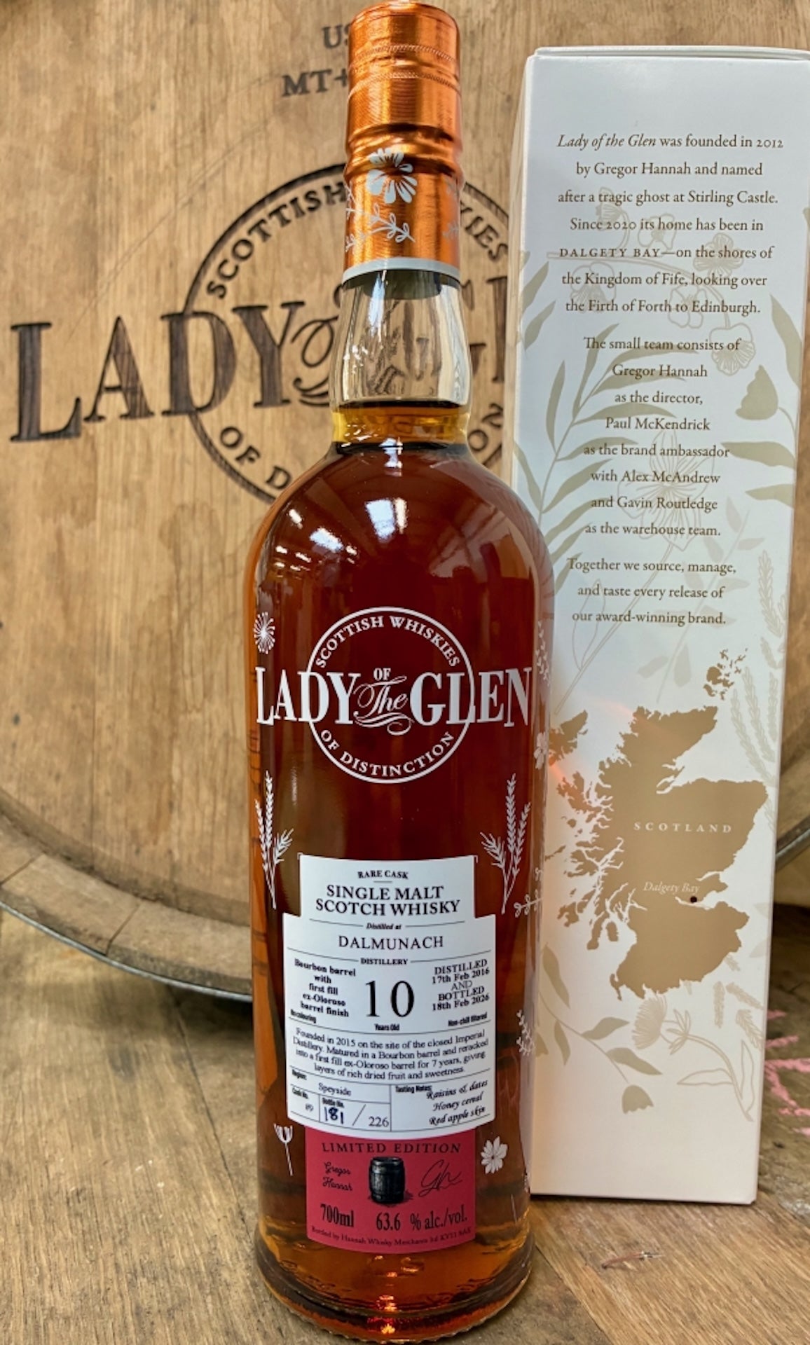 Lady of the Glen Dalmunach 10 Year Old