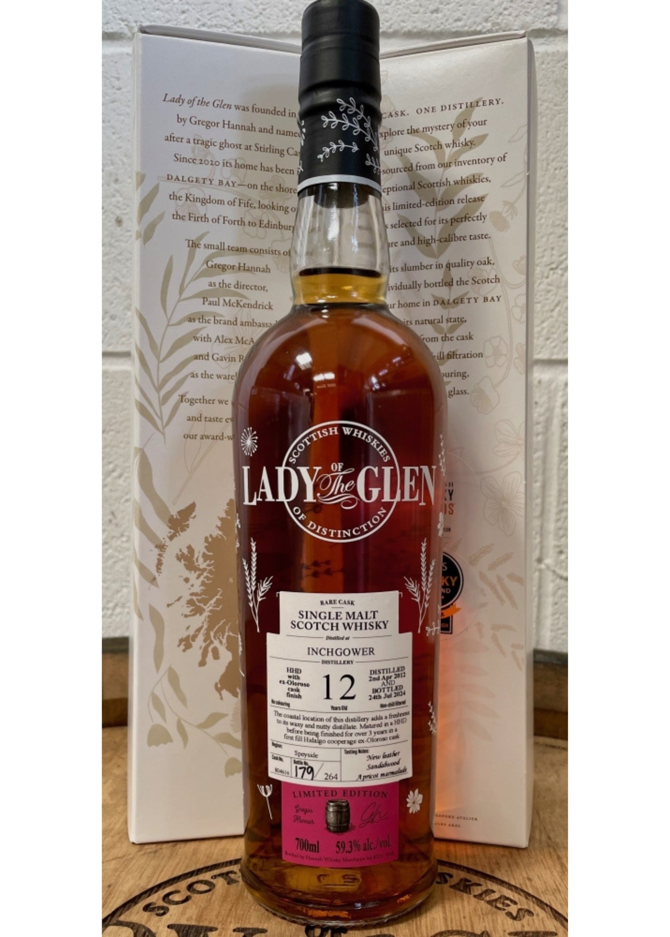 Lady of the Glen Inchgower 12 Year Old Oloroso Finish