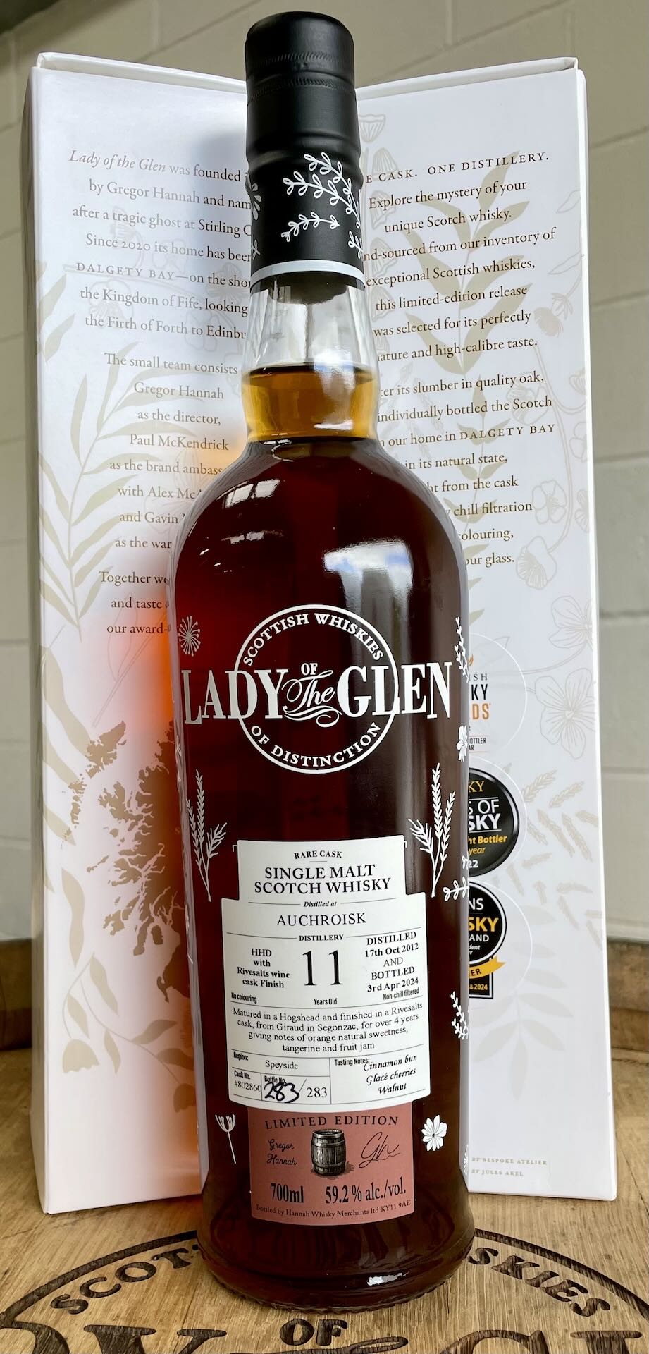 Lady Of The Glen Auchroisk 11 Year Old Rivesalts Finish