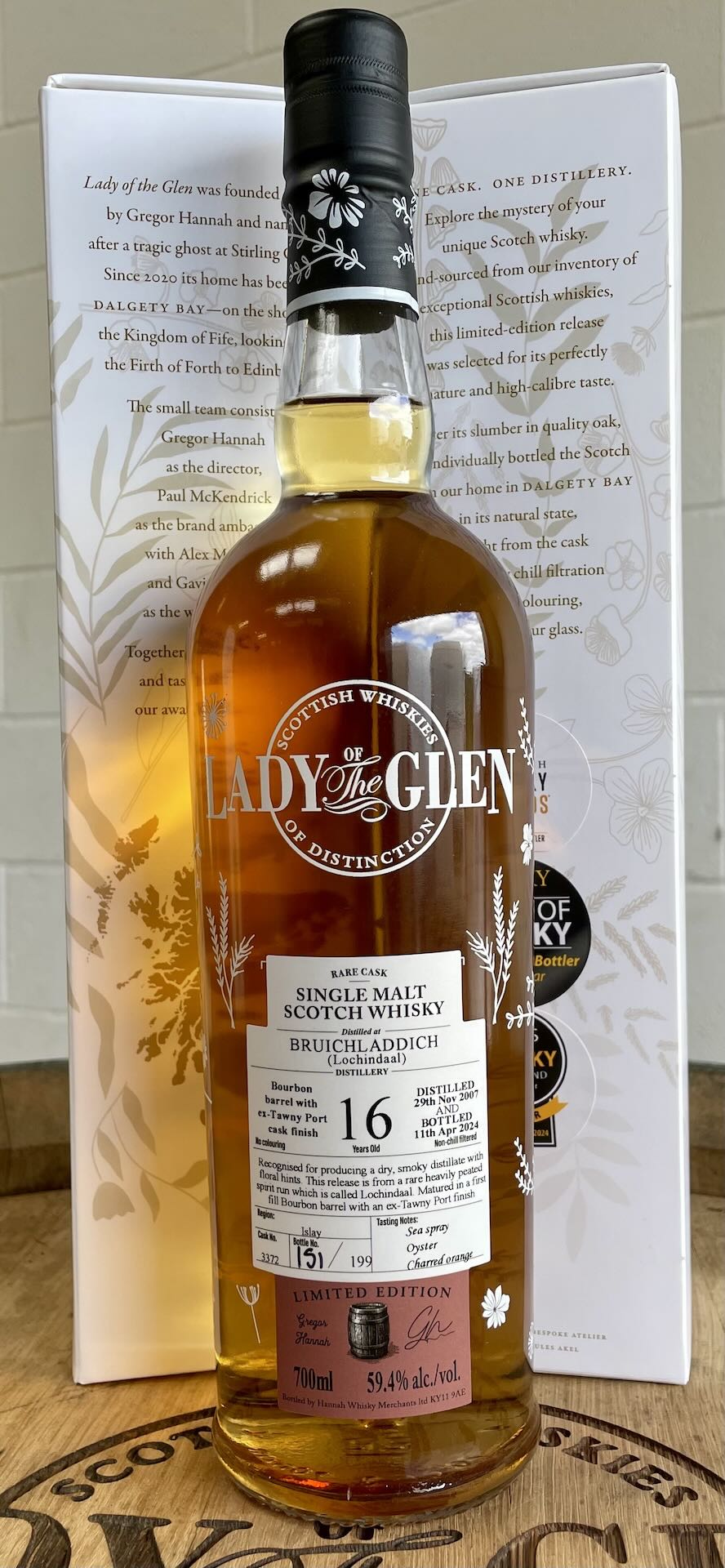 Lady Of The Glen Bruichladdich 16 Year Old Port Finish