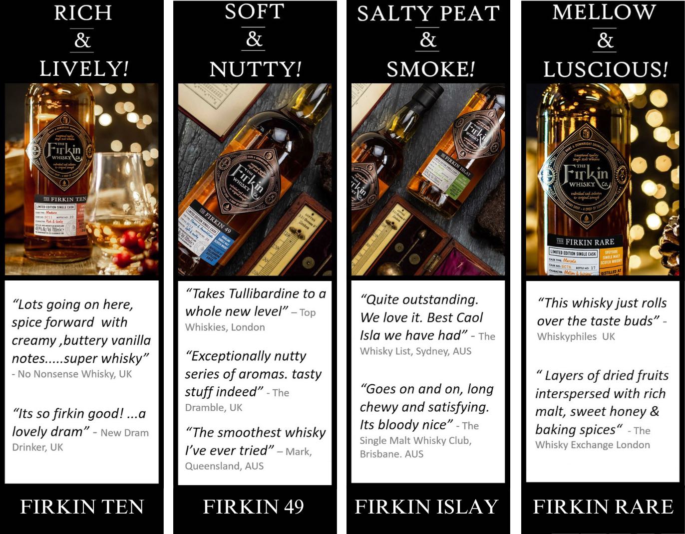 Personalised Firkin single malt whisky