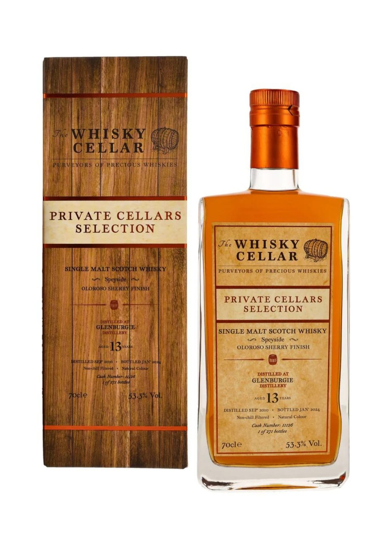 The Whisky Cellar Glenburgie 13 Year Old