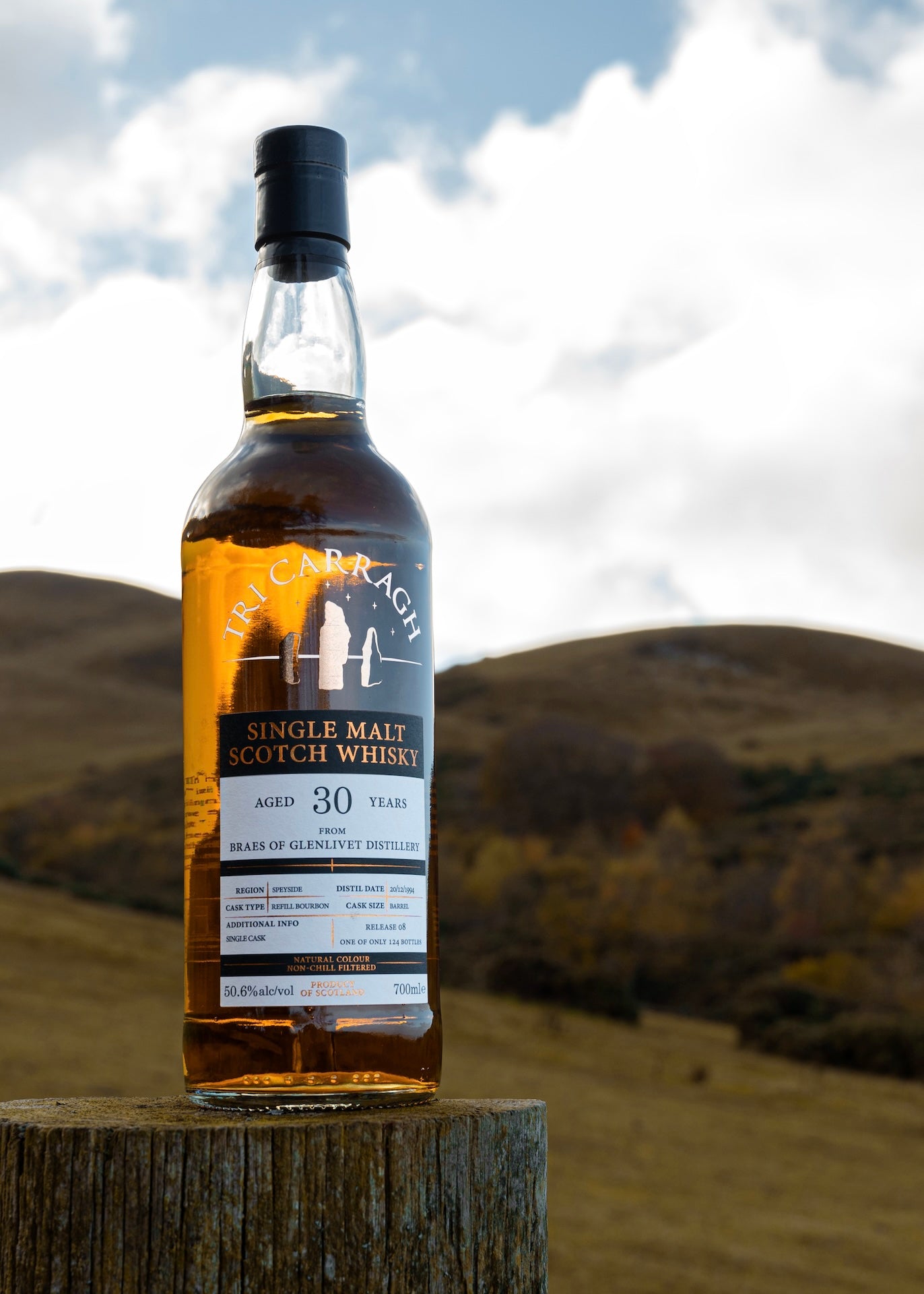 Tri Carragh Braes of Glenlivet 30 Year Old