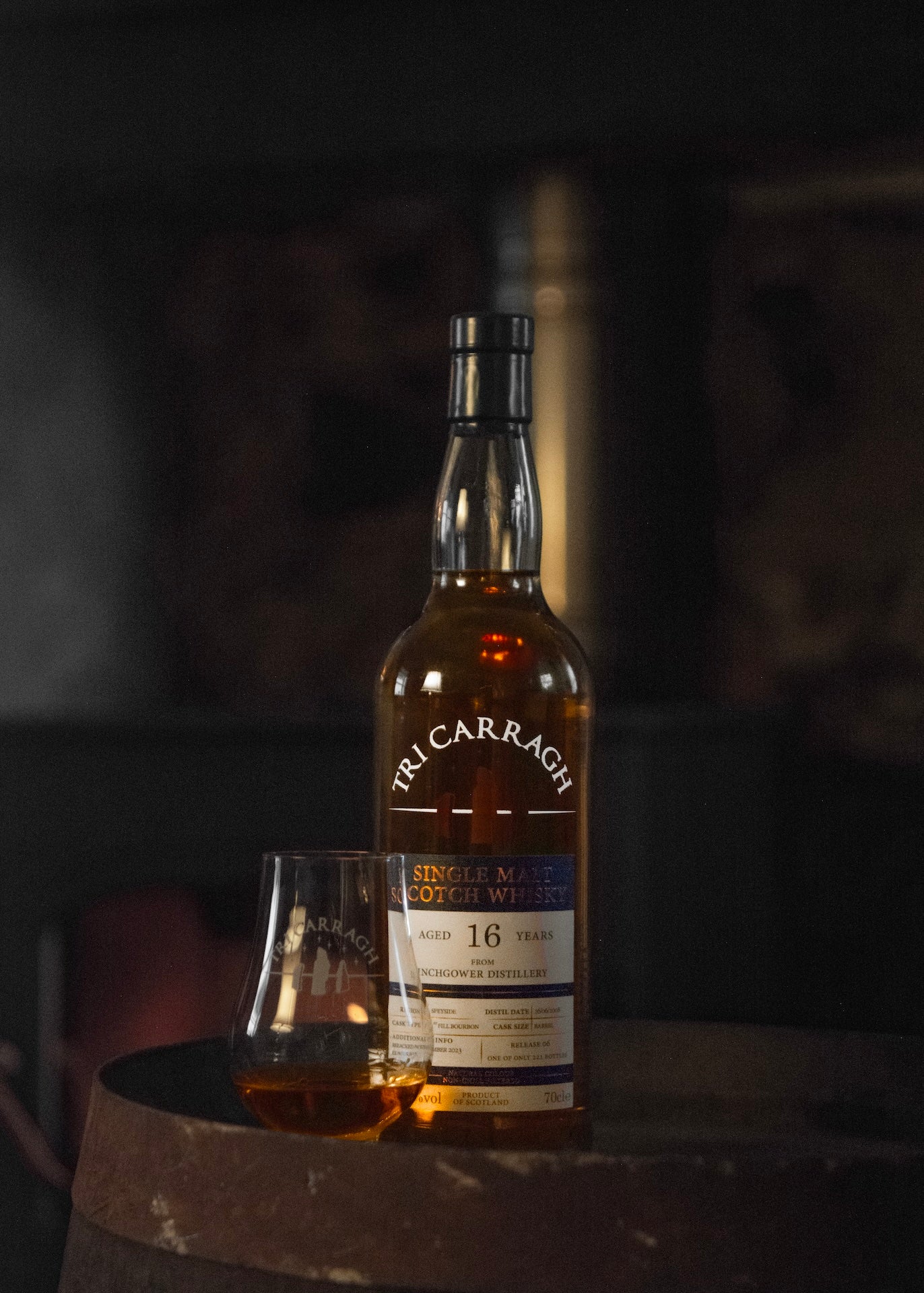 Tri Carragh Inchgower 16 Year Old Bourbon Barrel