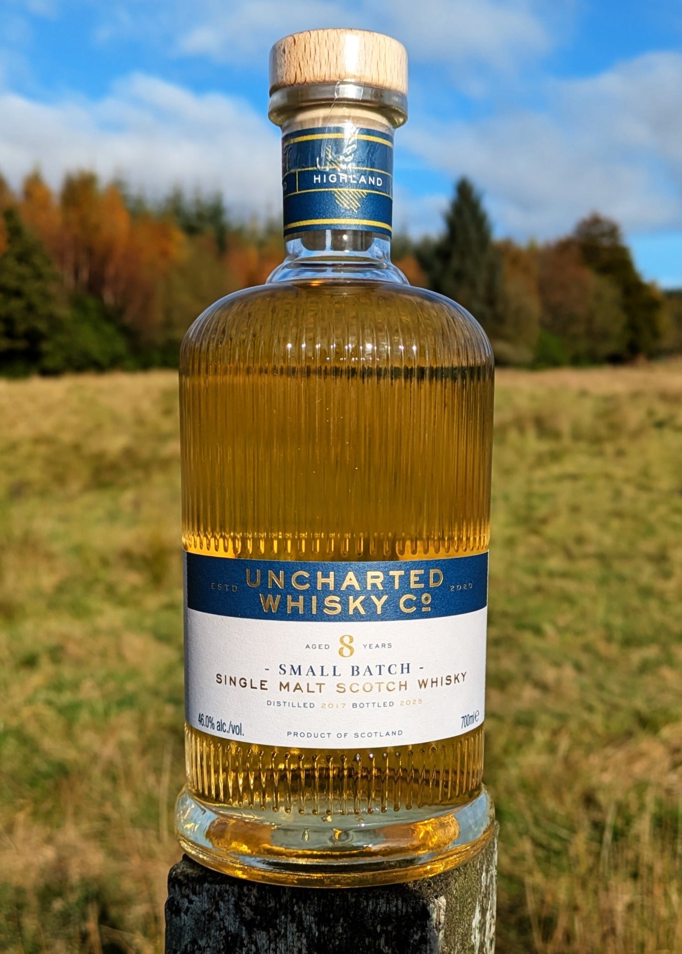 Uncharted Whisky, Blue Collection, Aultmore 8 Year Old