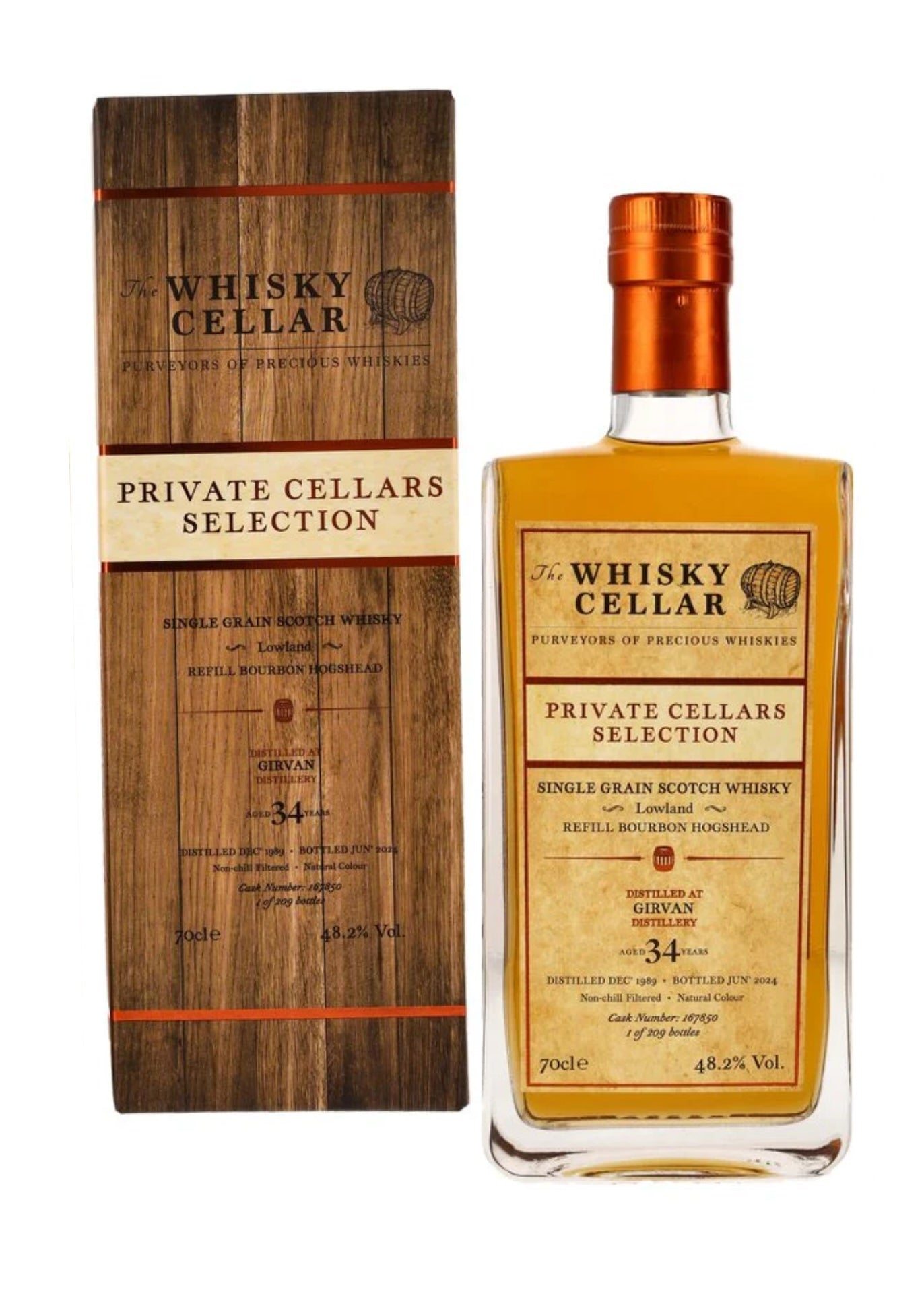 The Whisky Cellar Girvan 34 Year Old