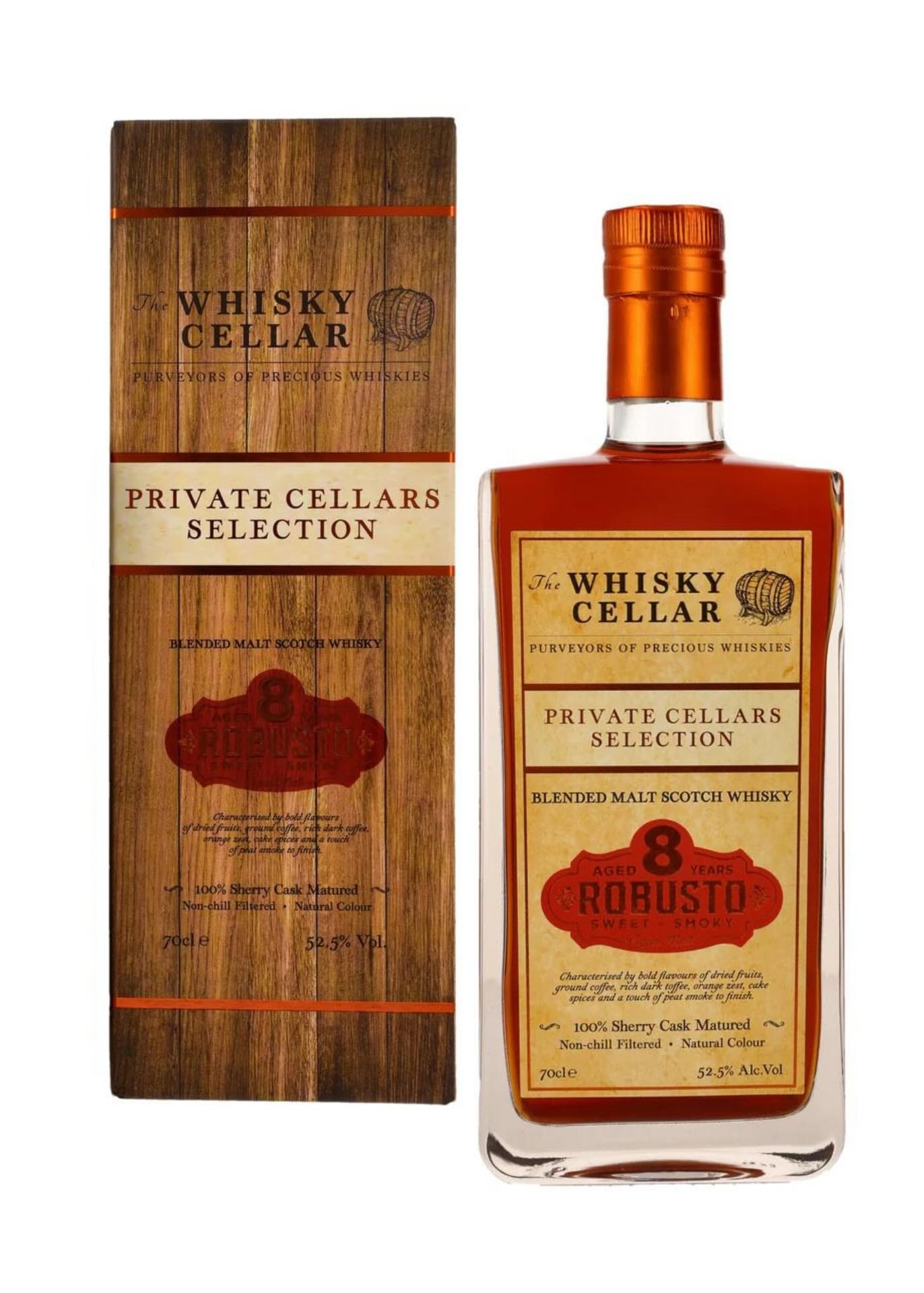 The Whisky Cellar Robusto Cigar Malt 8 Year Old