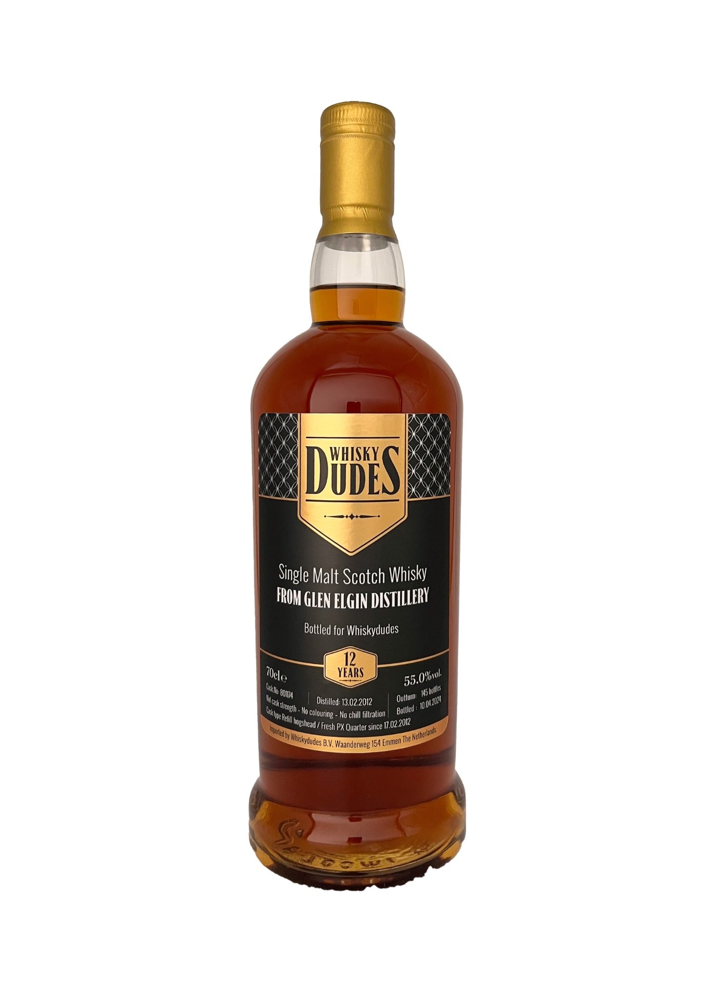 WhiskyDudes Glen Elgin 12 Year Old PX Quarter Cask