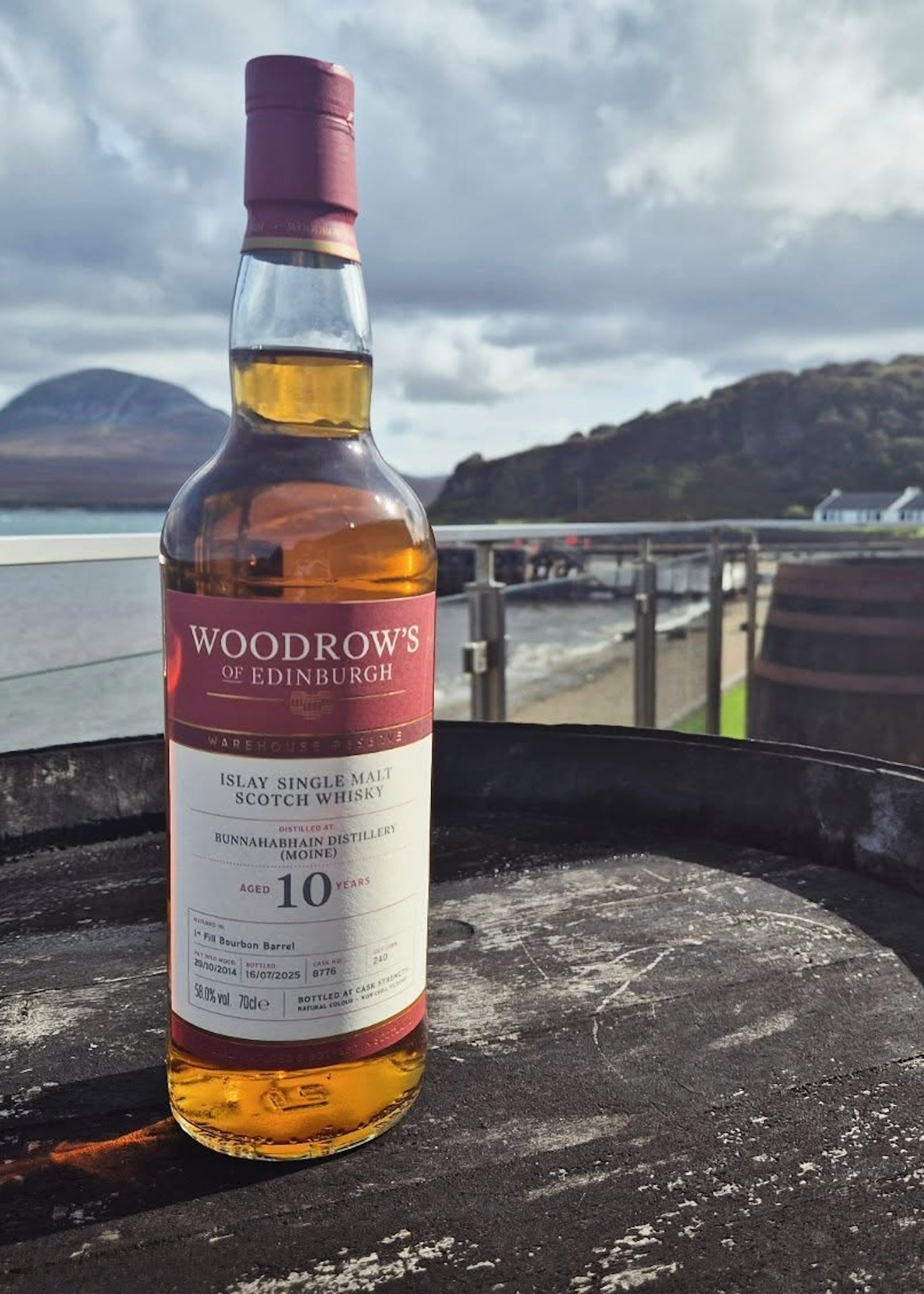 Woodrow's Bunnahabhain (Moine) 10 Year Old