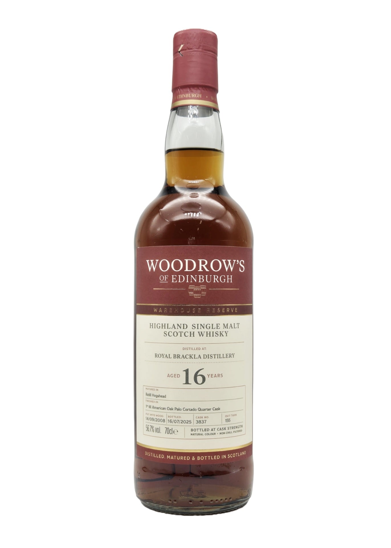 Woodrow's Royal Brackla 16 Year Old