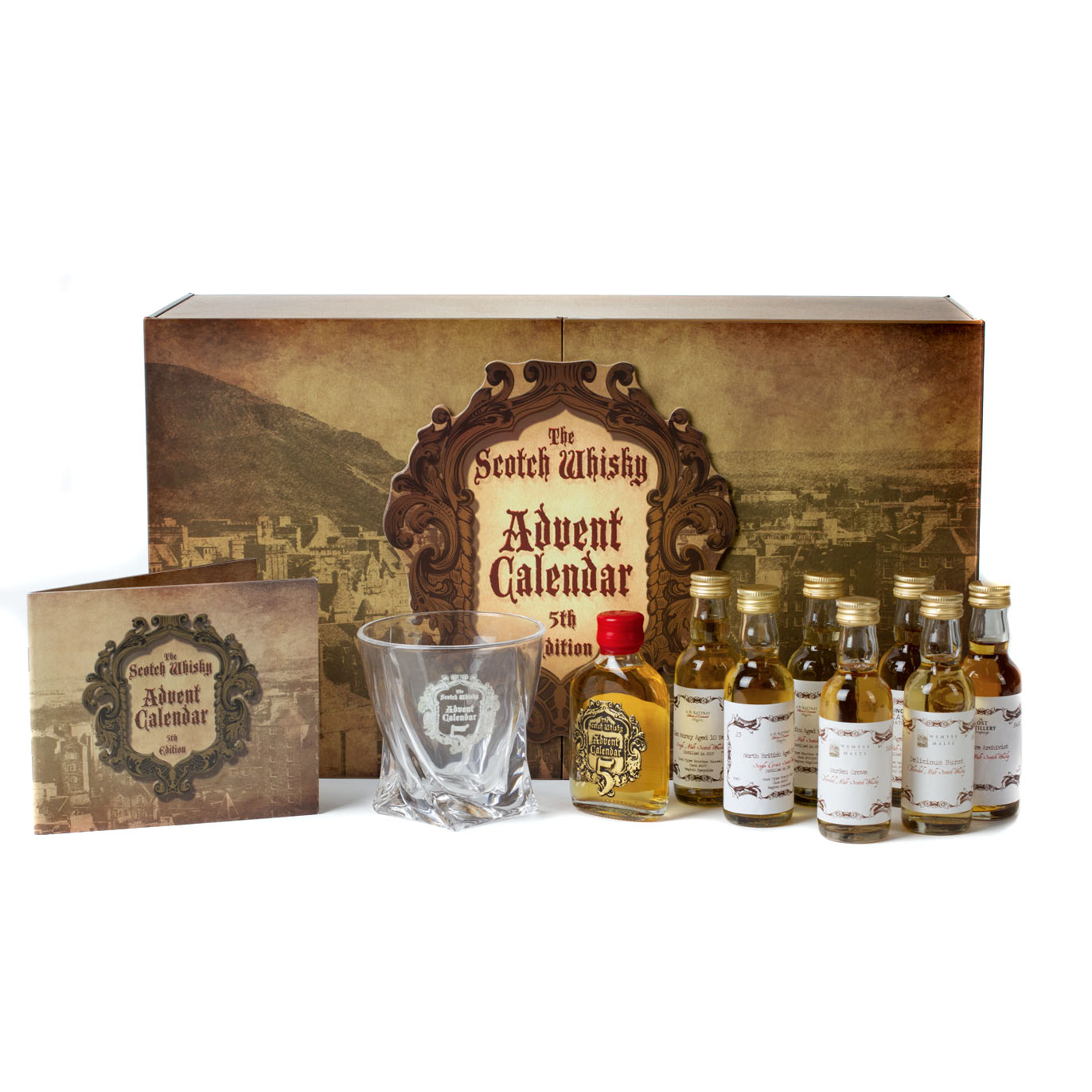 Premium Whisky Advent Calendar from Secret Spirits with whisky bottles