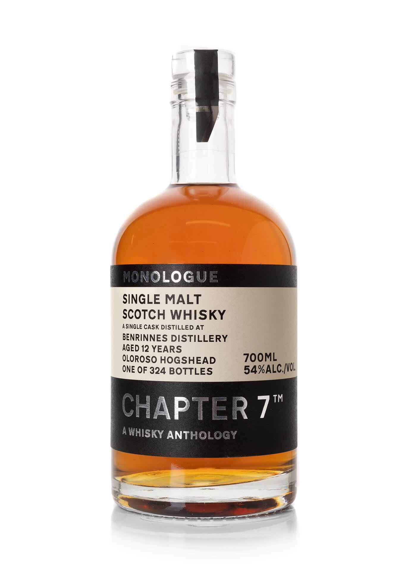 Chapter 7 Whisky: Monologue Benrinnes 12 Year Old Oloroso Finish