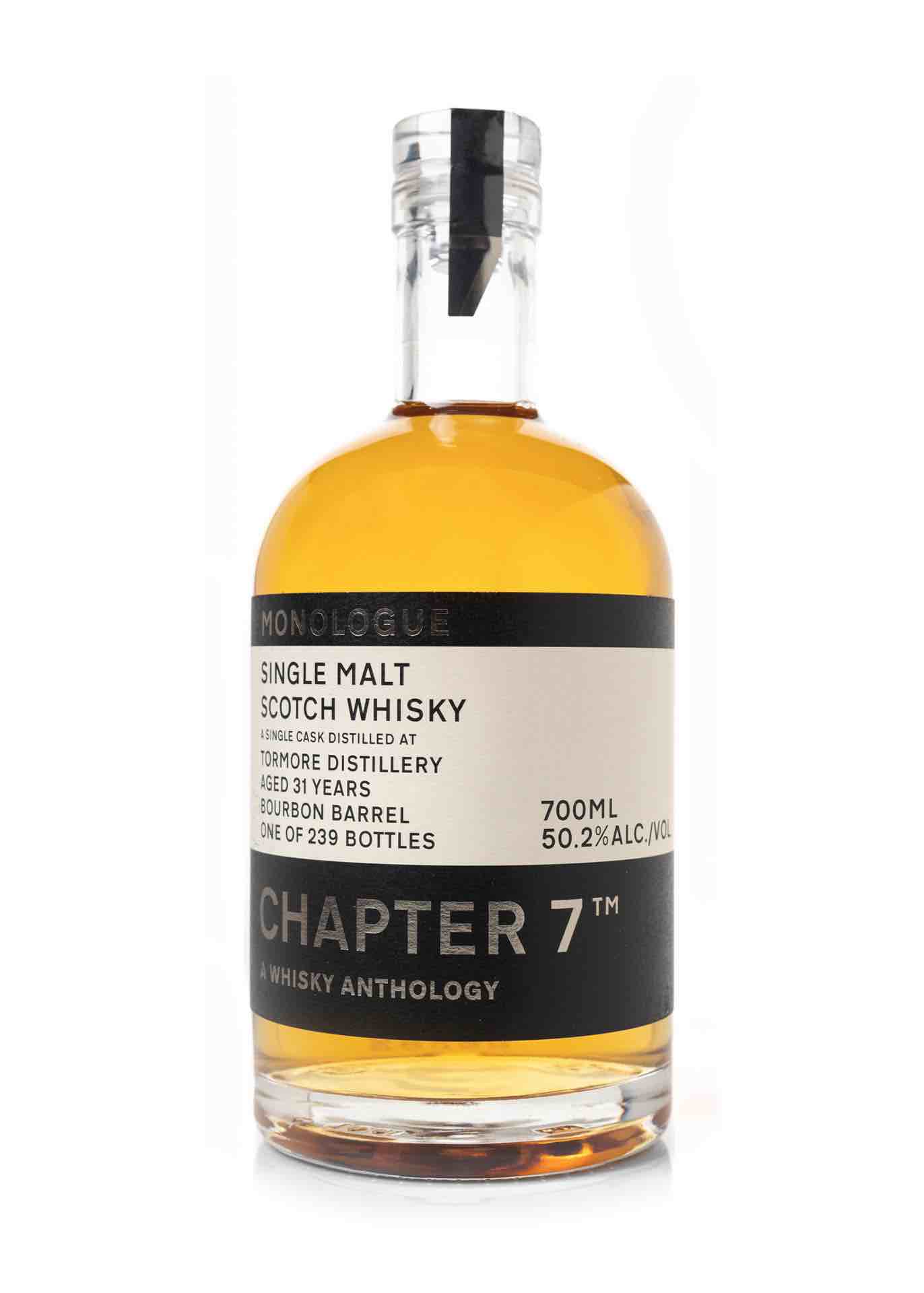 Chapter 7: Monologue Tormore 31 Year Old Single Malt Scotch Whisky