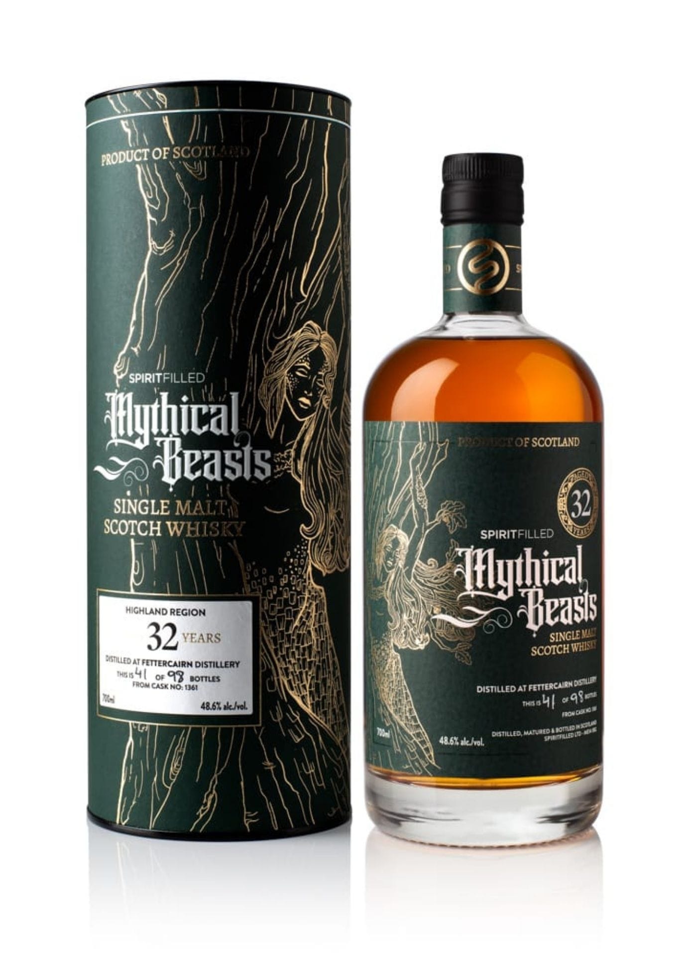 Spiritfilled Mythical Beasts Fettercairn 32 Year Old