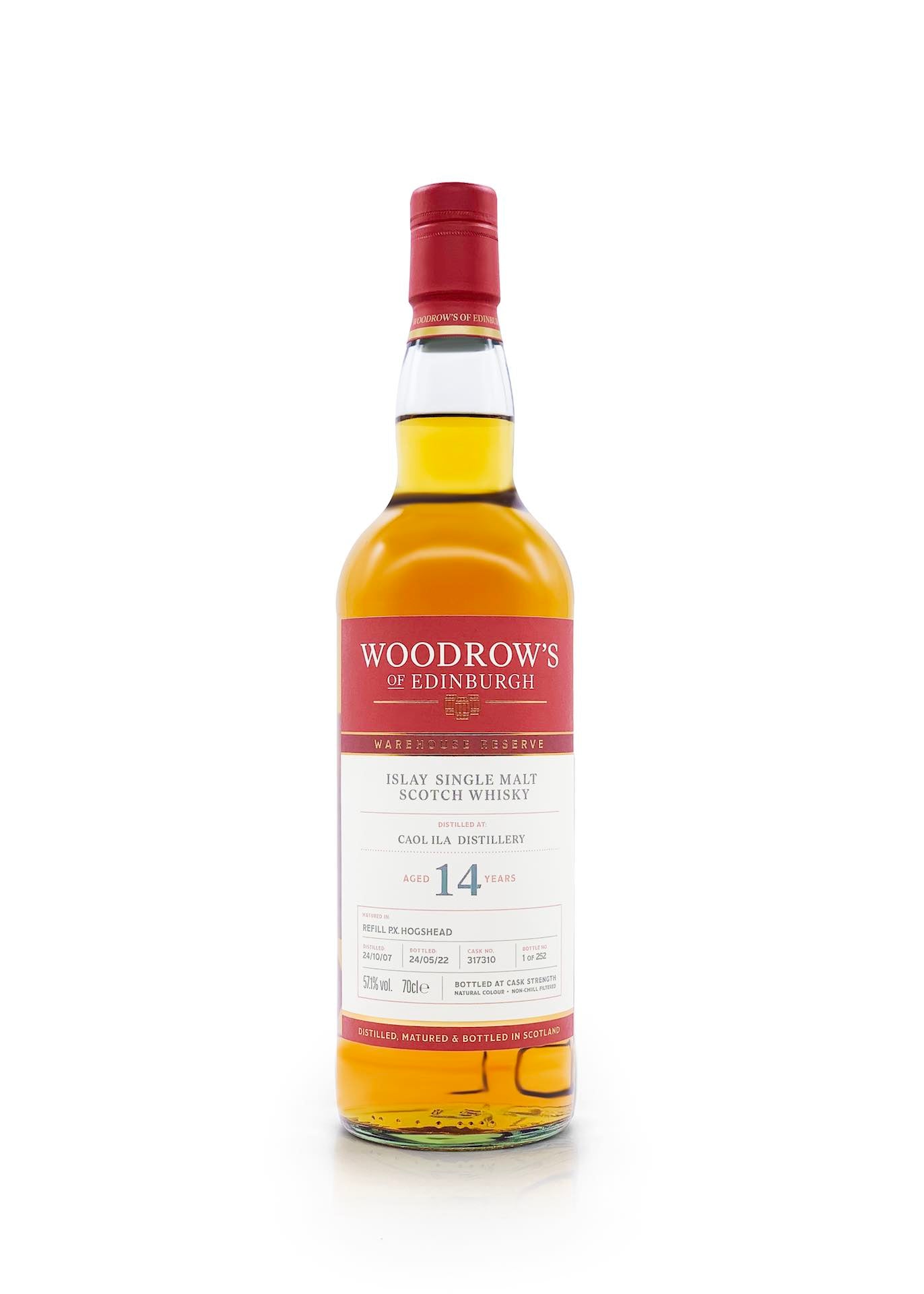 Woodrow's of Ediburgh Caol Ila 14 Year Old Whisky